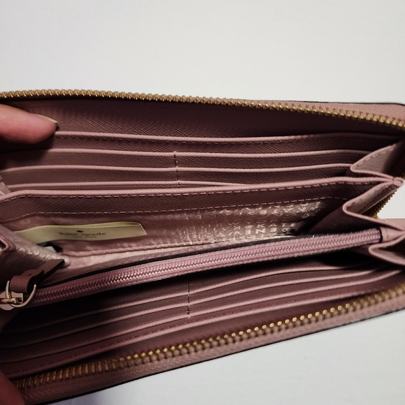 Kate Spade Continental Zip Wallet - Dusty Peony - Picture 7 of 13